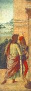 Lorenzo Costa Two Young Man at a Column china oil painting artist